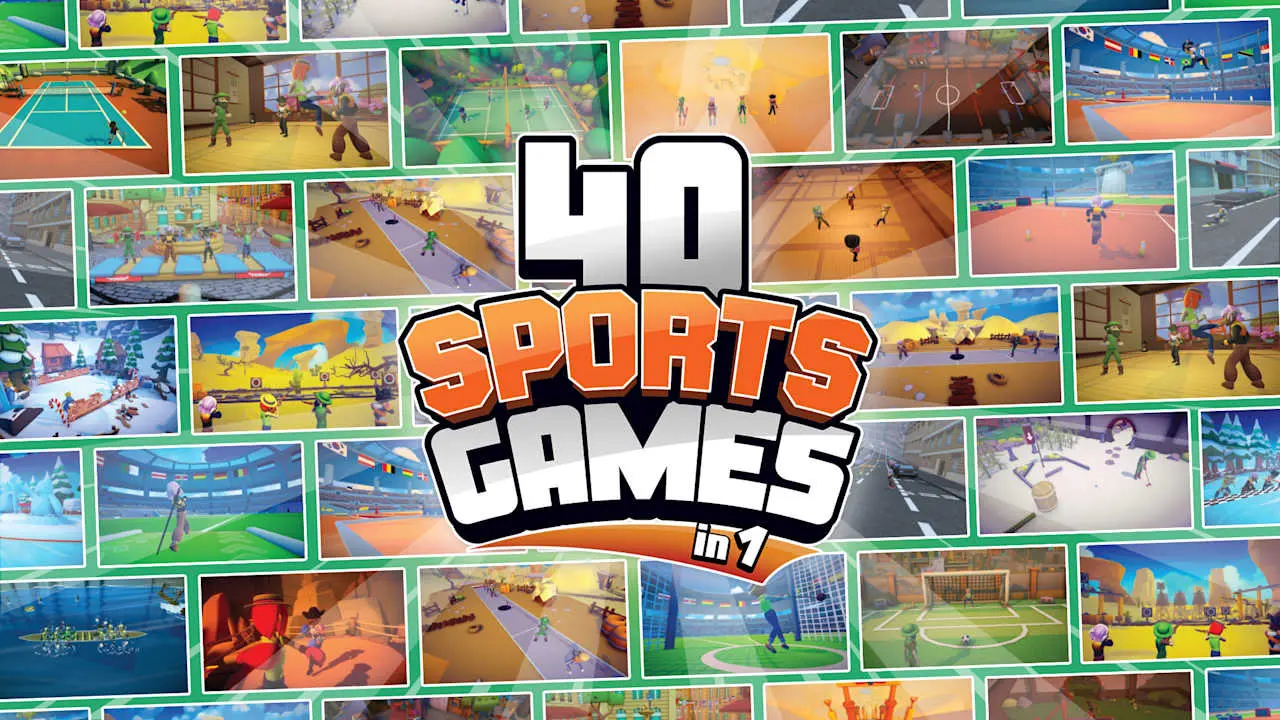 40 Sports Games in 1 Logo