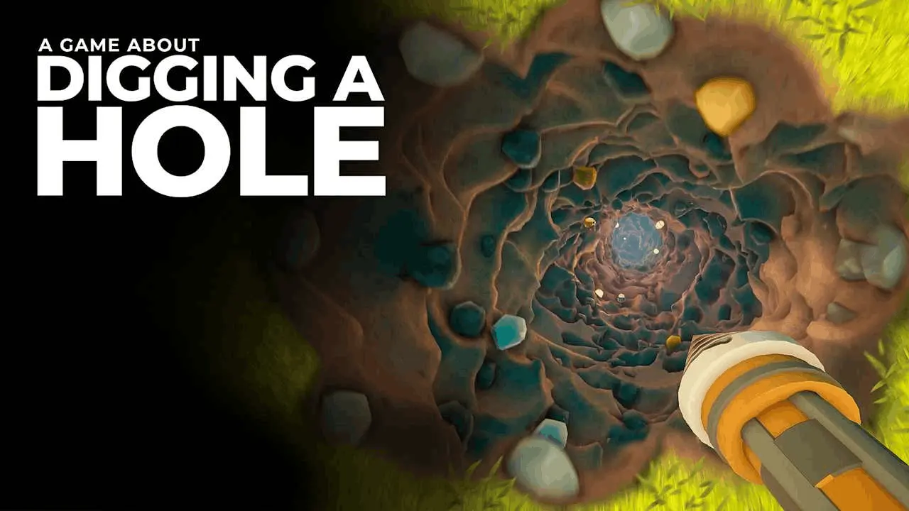 A Game About Digging A Hole Logo