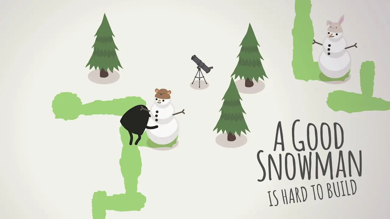 A Good Snowman is Hard to Build Logo