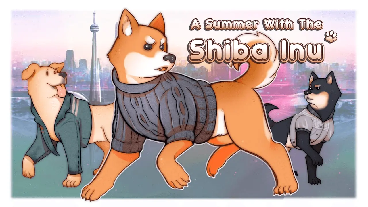 A Summer with the Shiba Inu Logo