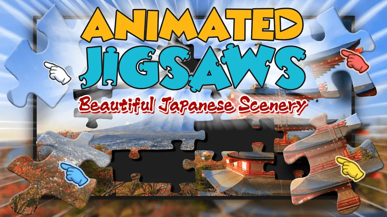 Animated Jigsaws: Beautiful Japanese Scenery Logo
