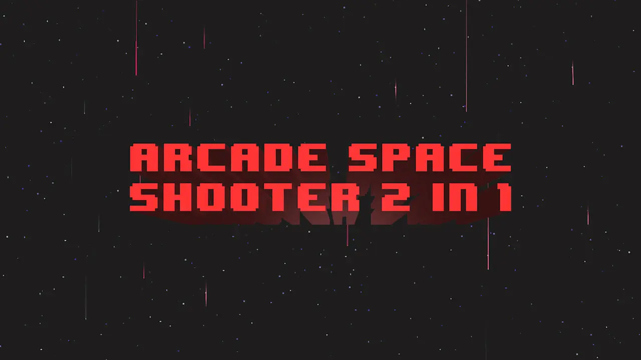Arcade Space Shooter 2 in 1 Logo