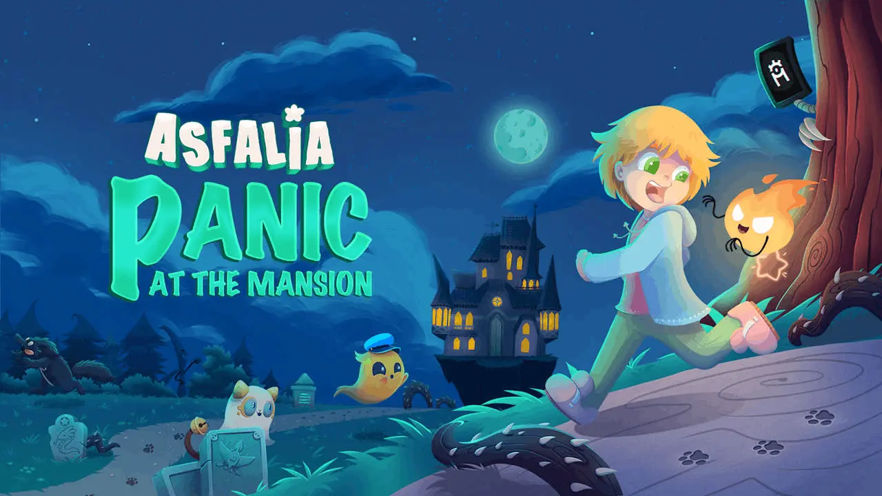 Asfalia: Panic at the Mansion Logo
