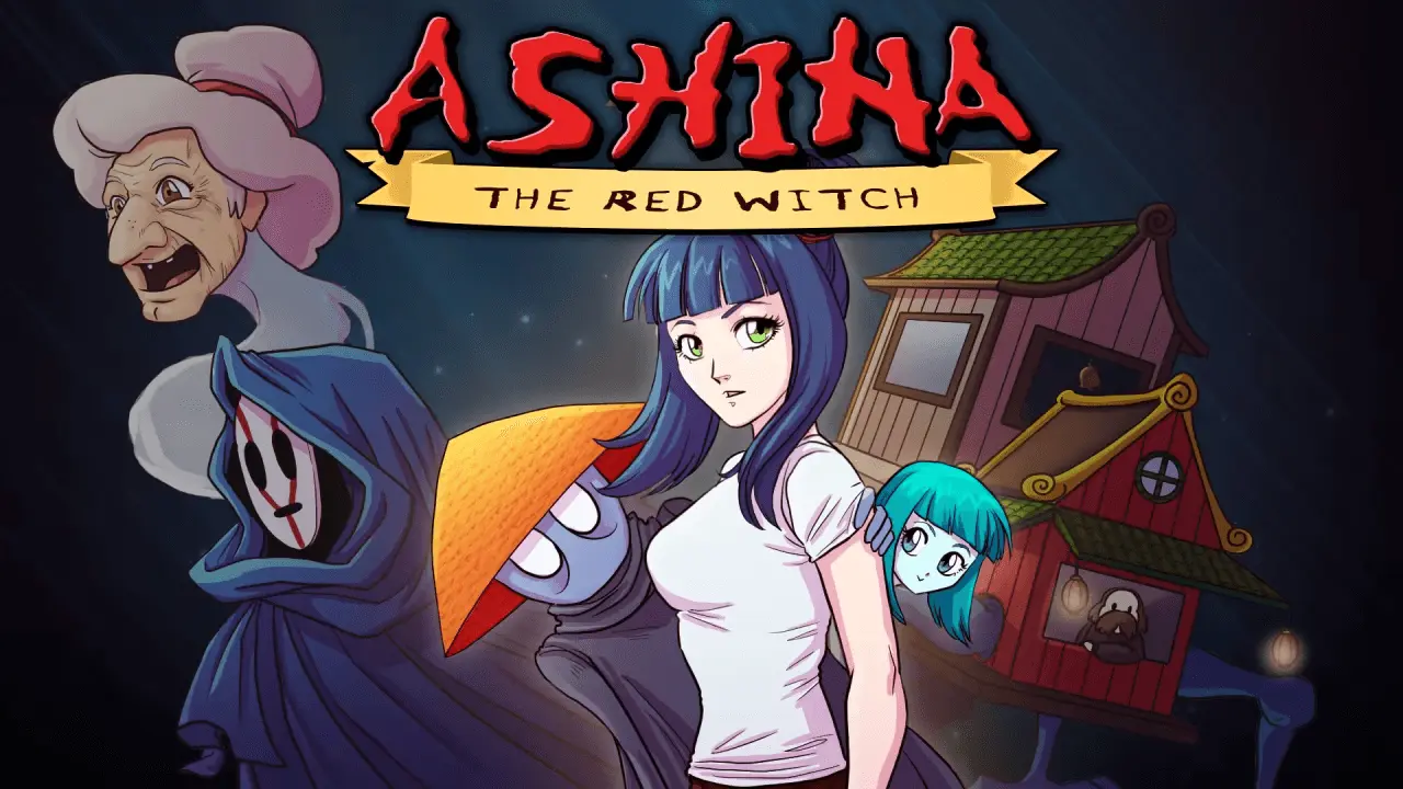 Ashina: The Red Witch Logo
