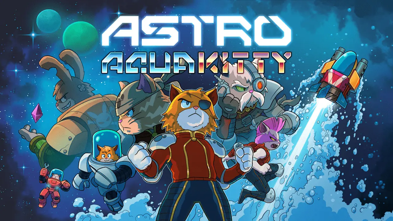 ASTRO AQUA KITTY Logo