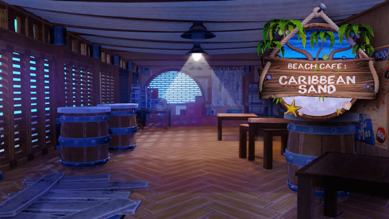 Beach Cafe: Caribbean Sand Logo