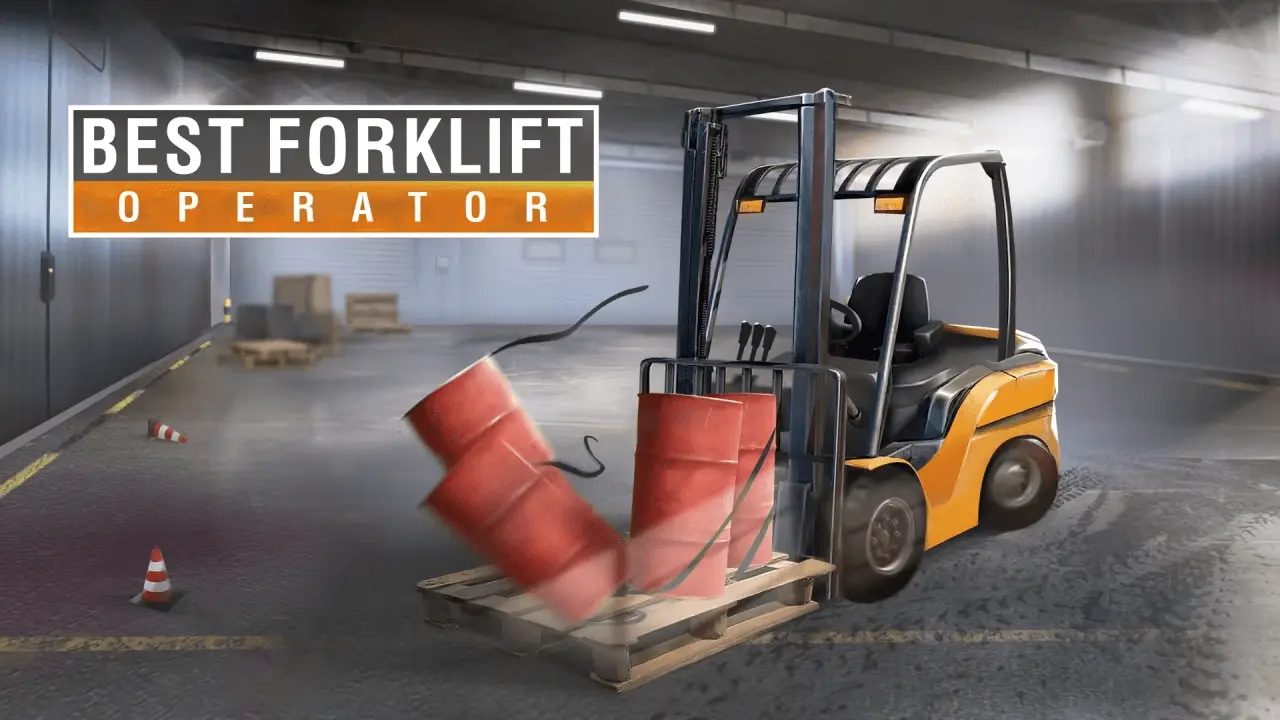 Best Forklift Operator Logo
