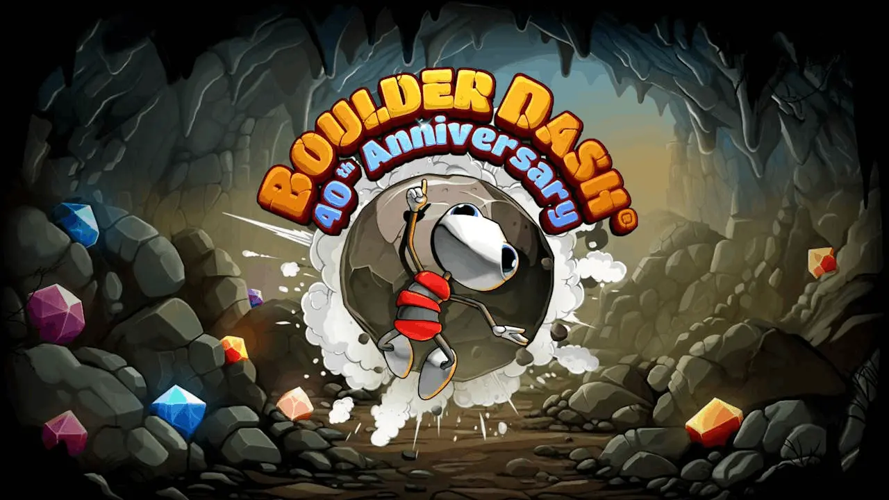 BOULDER DASH® 40th Anniversary Logo