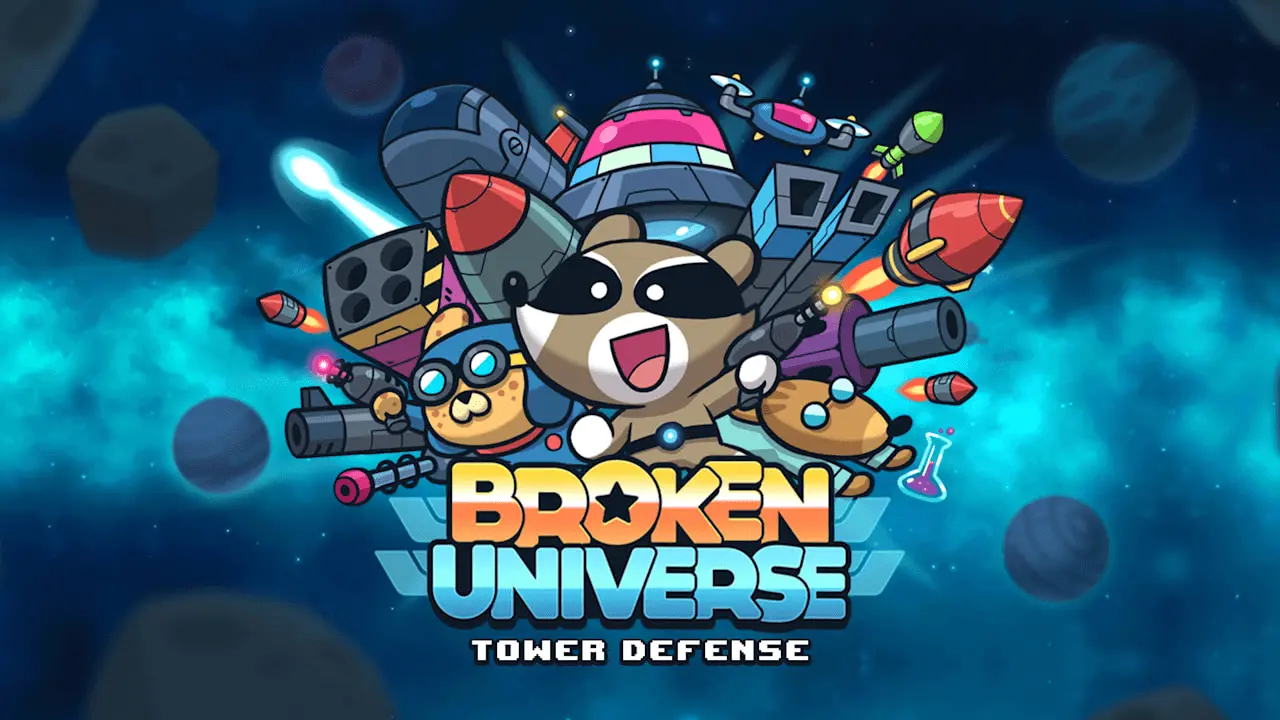 Broken Universe - Tower Defense Logo