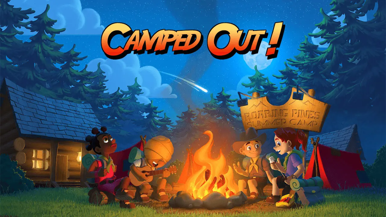 Camped Out! Logo