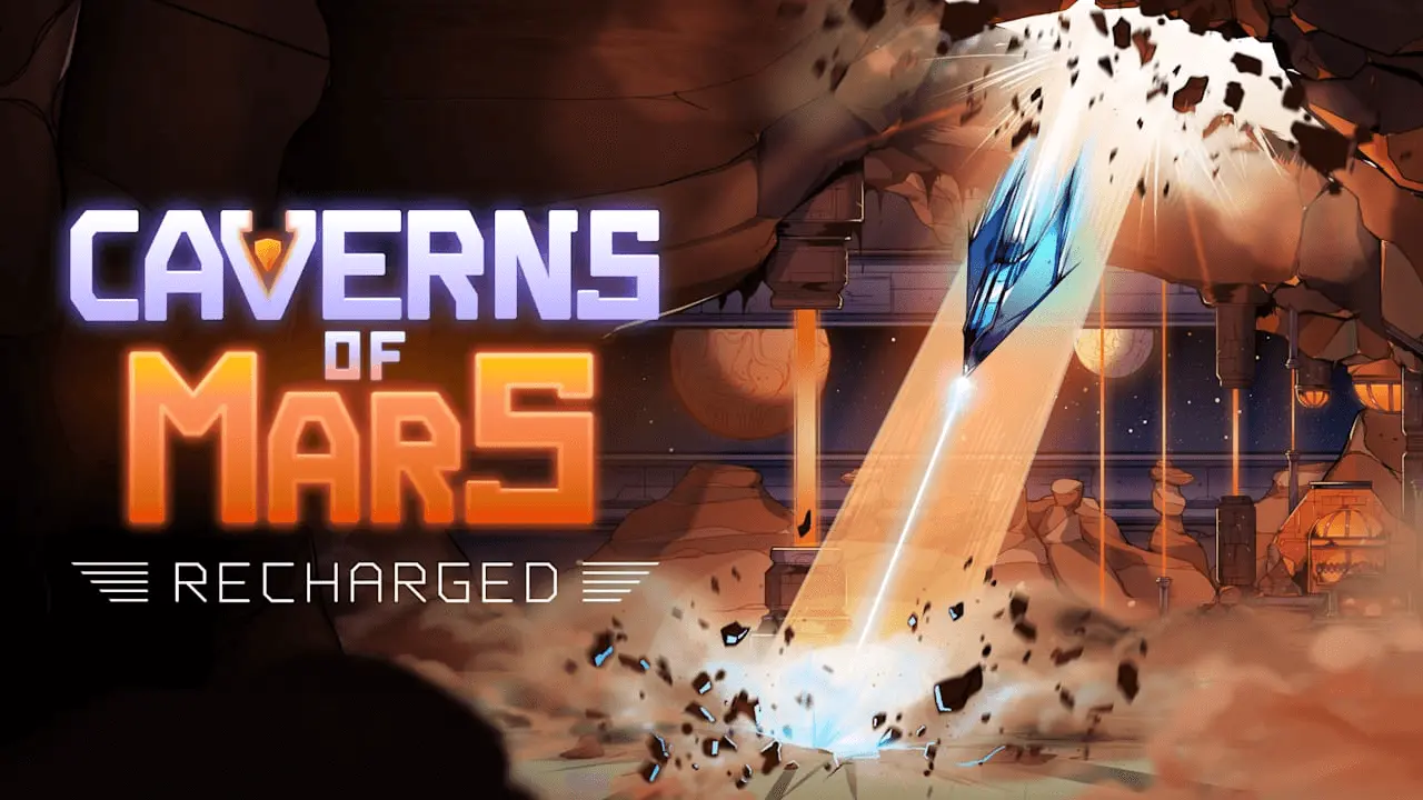 Caverns of Mars: Recharged Logo