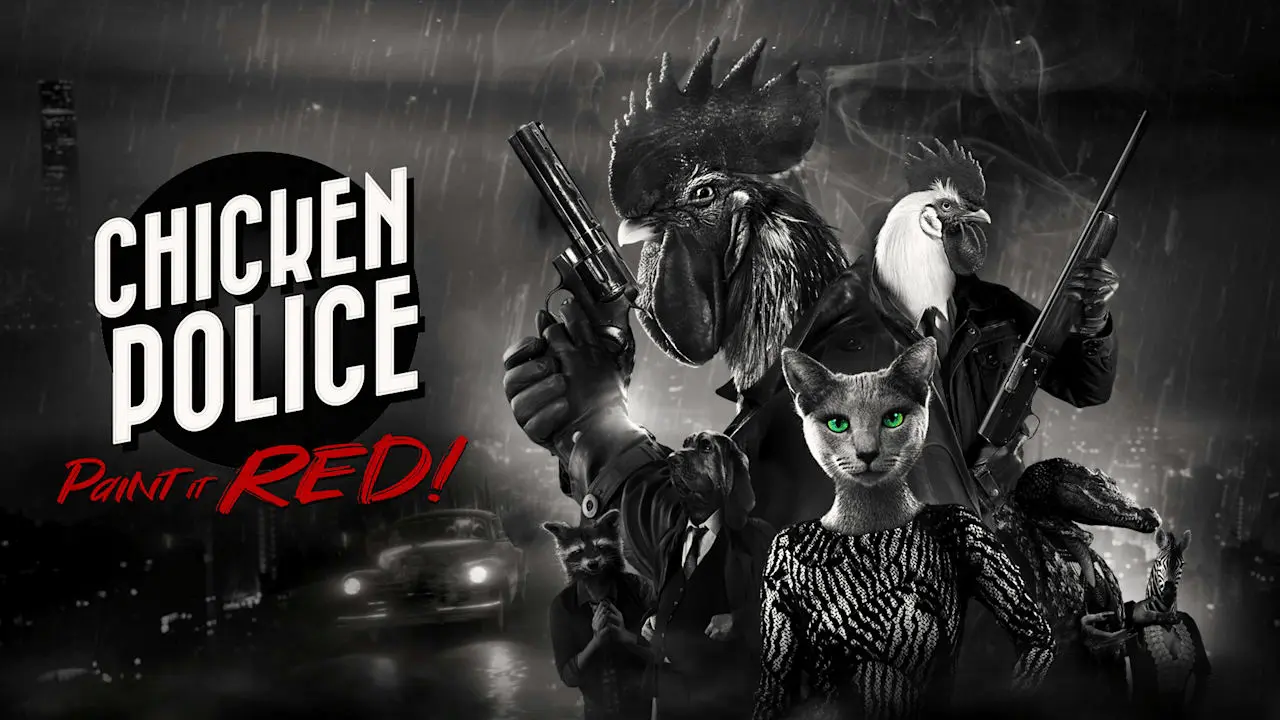 Chicken Police Paint it RED! Logo
