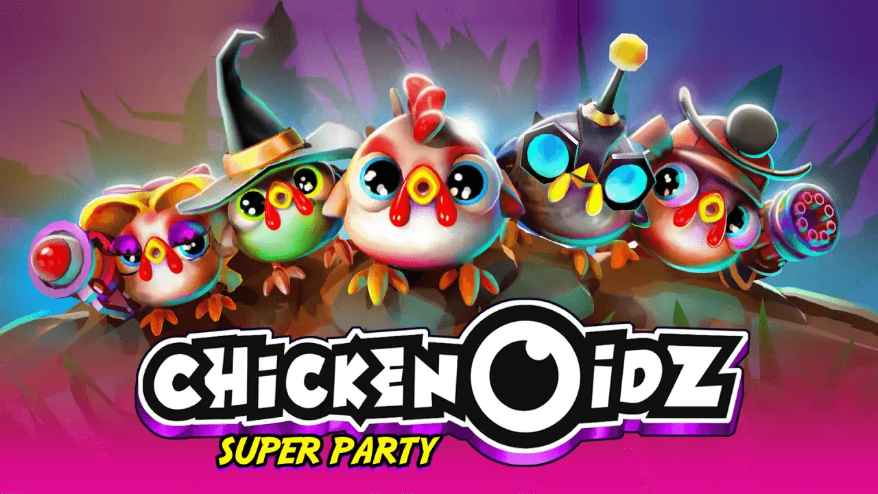 Chickenoidz Super Party Logo