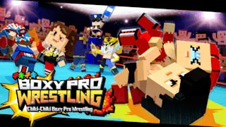 Chiki-Chiki Boxy Pro Wrestling Banner
