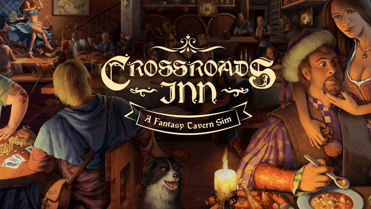 Crossroads Inn: A Fantasy Tavern Sim Logo
