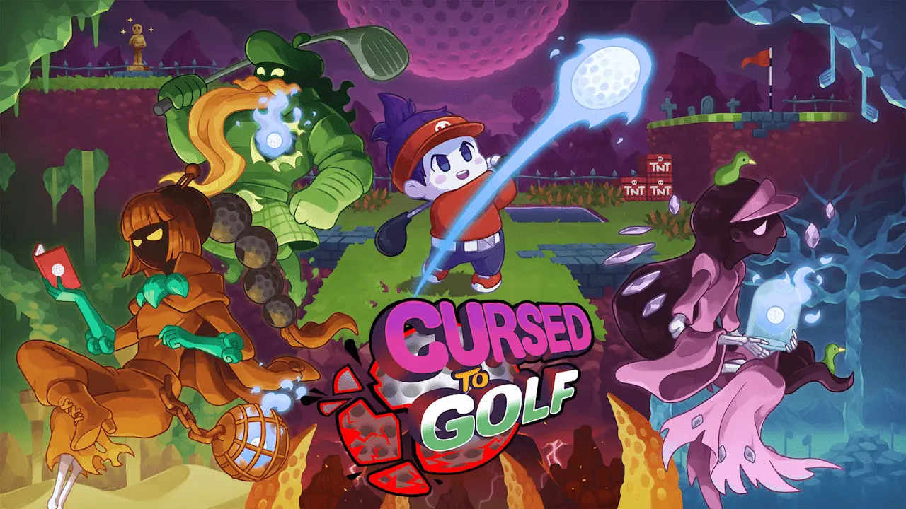 Cursed to Golf Logo