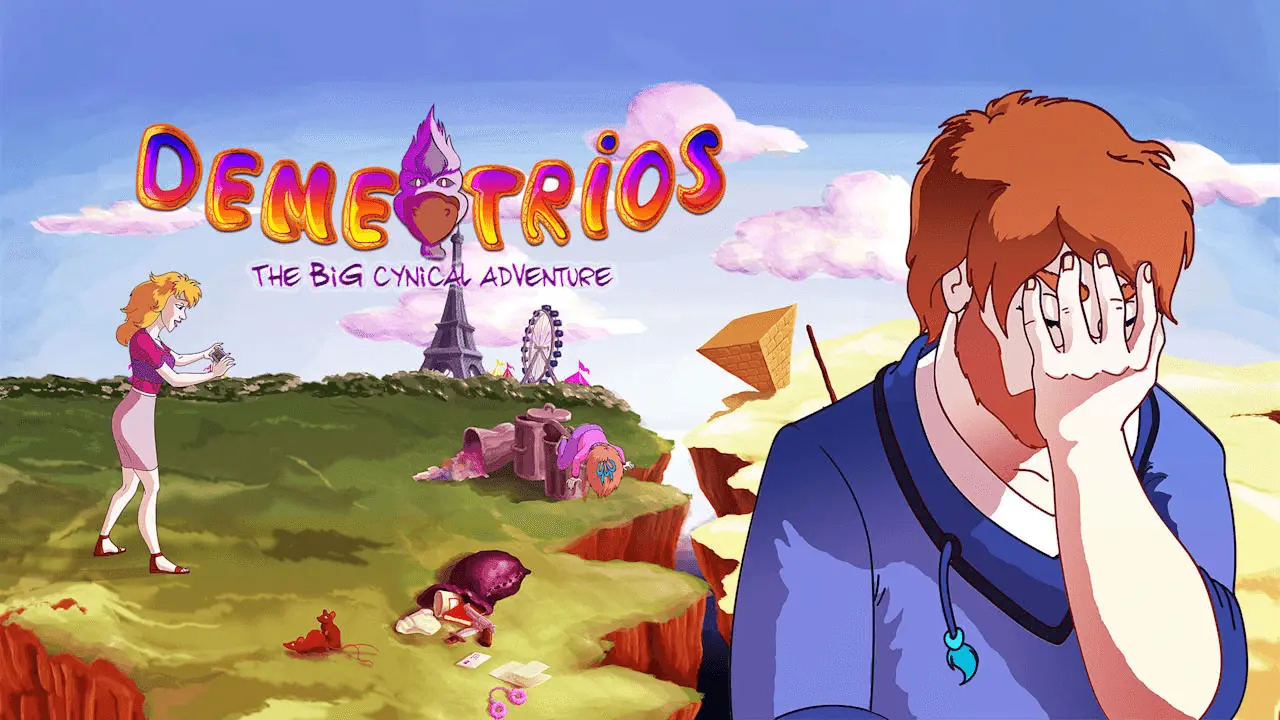Demetrios - The BIG Cynical Adventure Logo