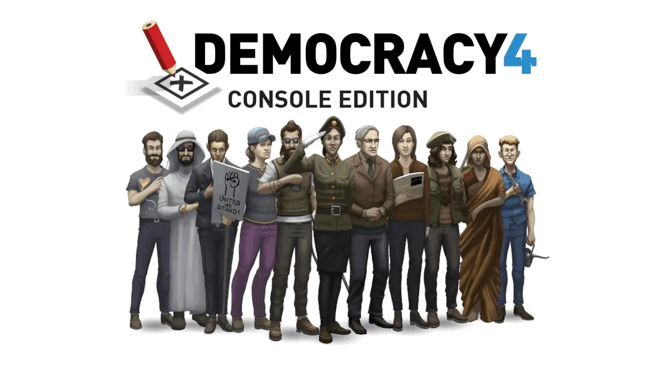 Democracy 4: Console Edition Logo