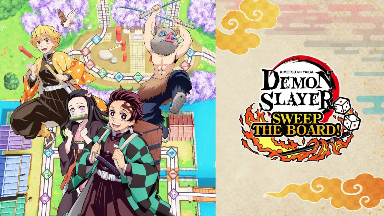 Demon Slayer -Kimetsu no Yaiba- Sweep the Board! Logo