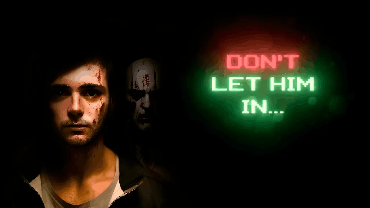 Don't let him in Logo