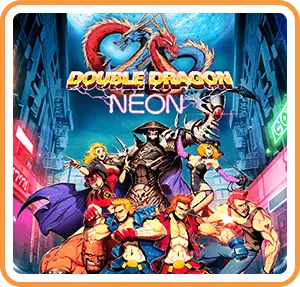 Double Dragon Neon Icon