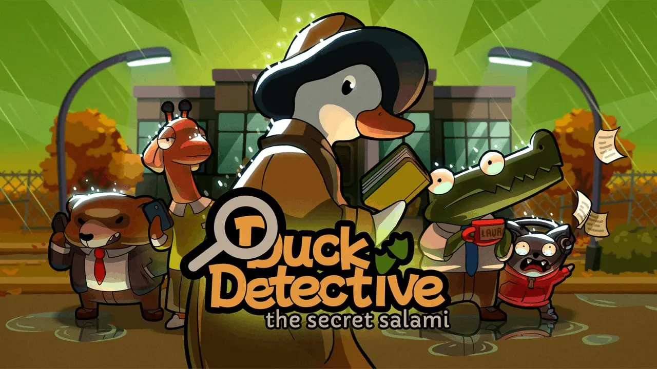 Duck Detective - The Secret Salami Logo