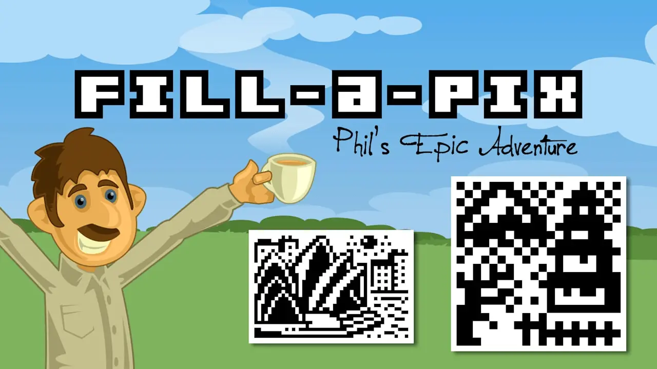 Fill-a-Pix: Phil's Epic Adventure Logo