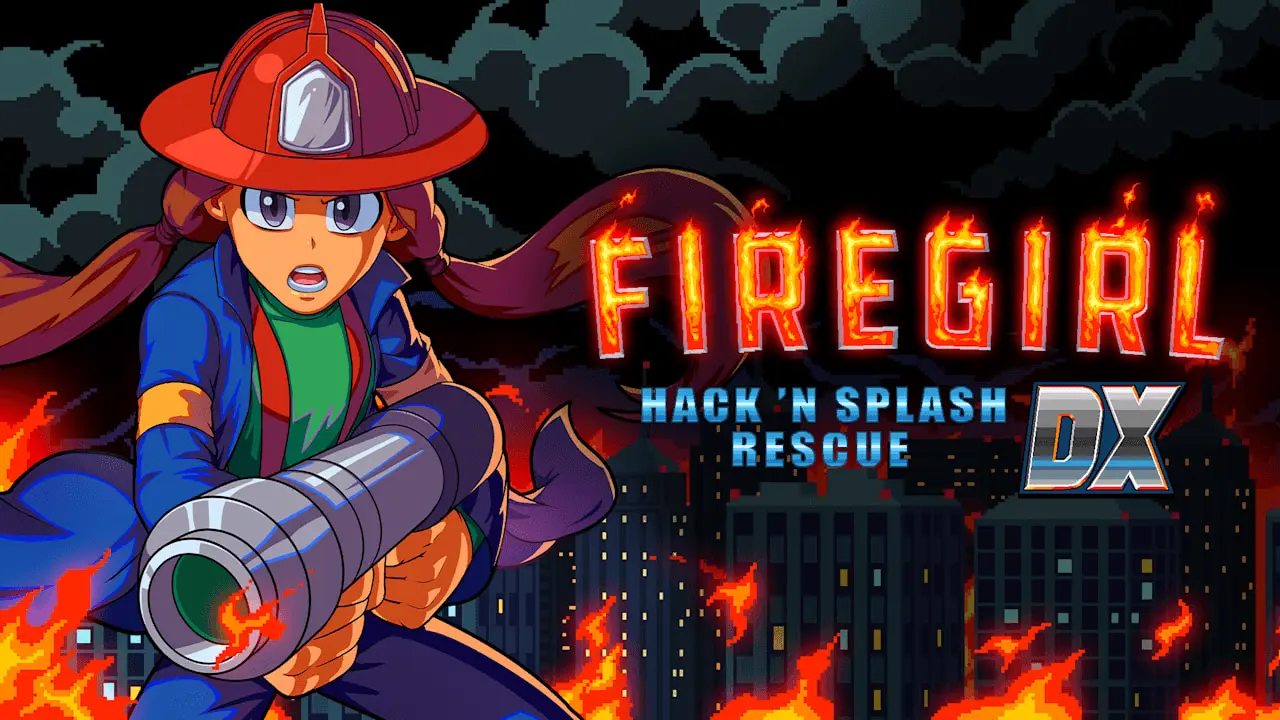Firegirl: Hack 'n Splash Rescue DX Logo
