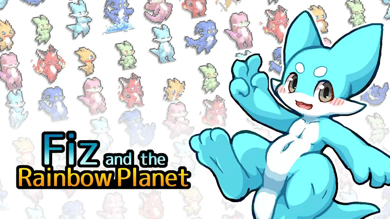 Fiz and the Rainbow Planet Logo