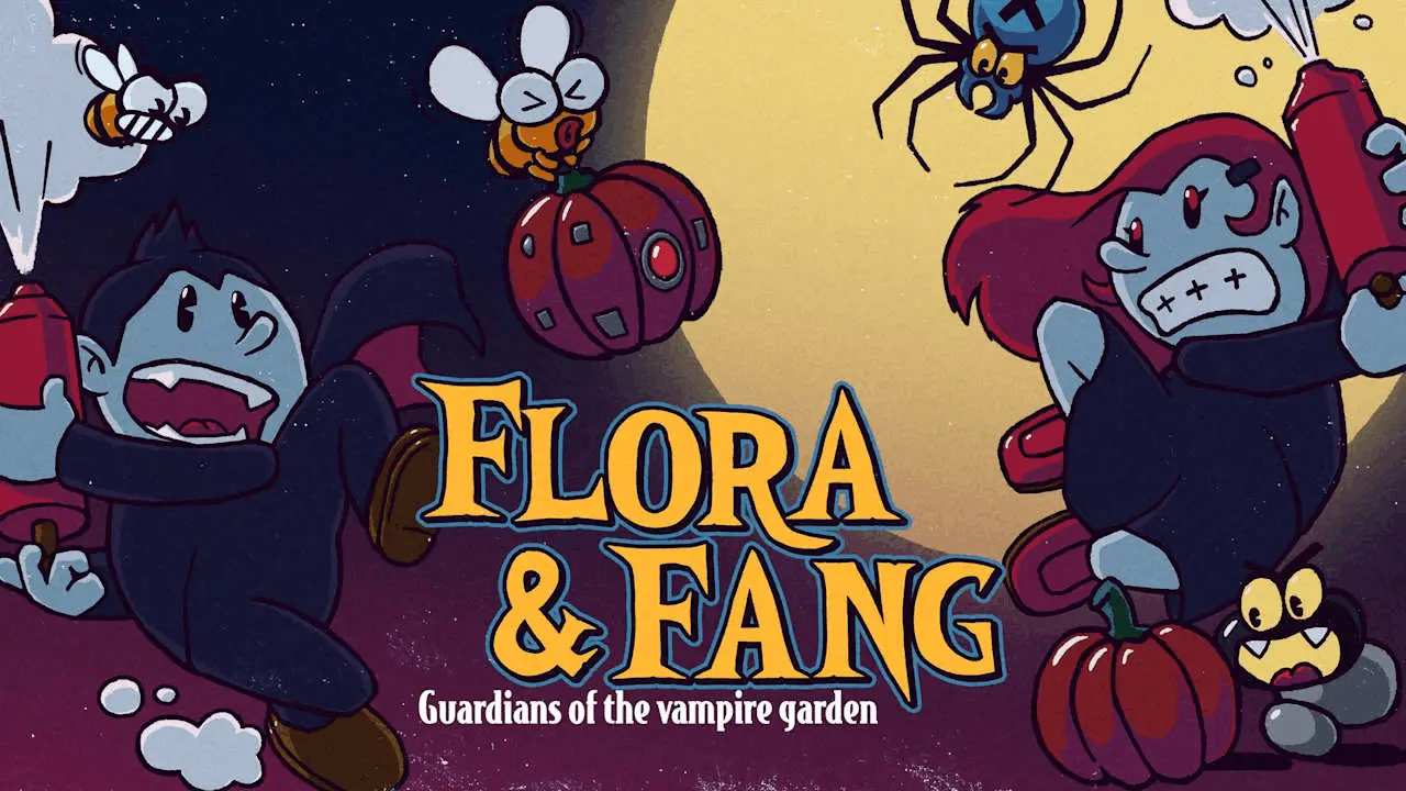 Flora & Fang: Guardians of the vampire garden Logo