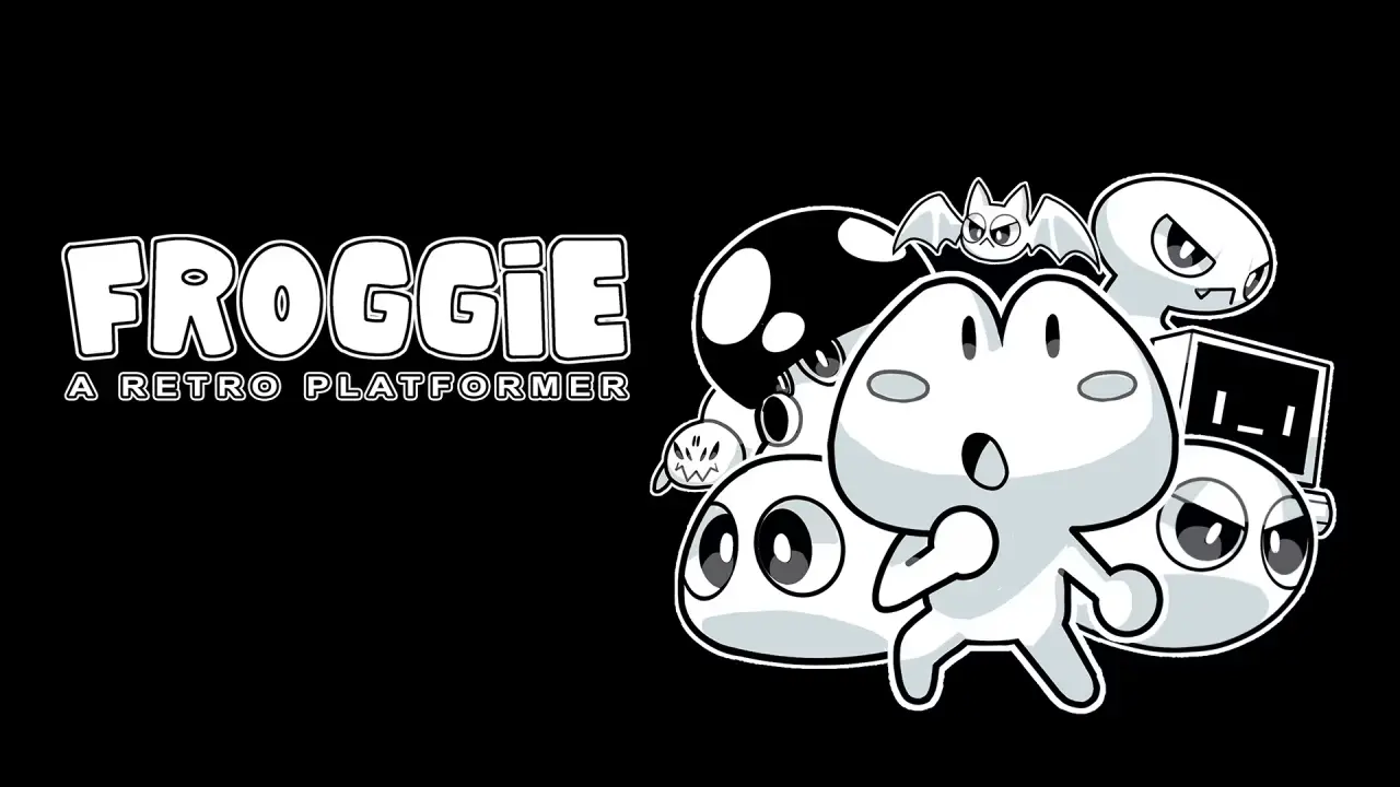 Froggie - A Retro Platformer Logo