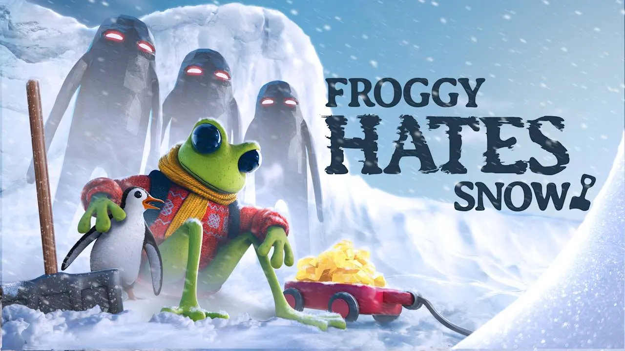 Froggy Hates Snow Logo