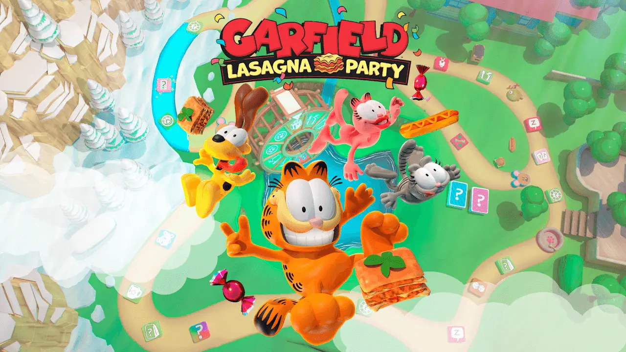 Garfield Lasagna Party Logo