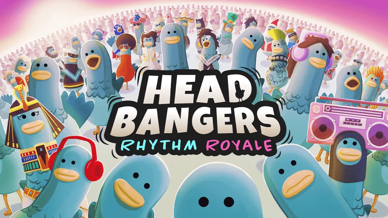 Headbangers: Rhythm Royale Logo