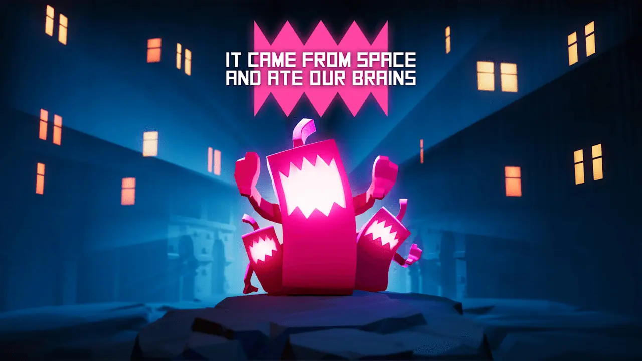 It came from space and ate our brains Logo