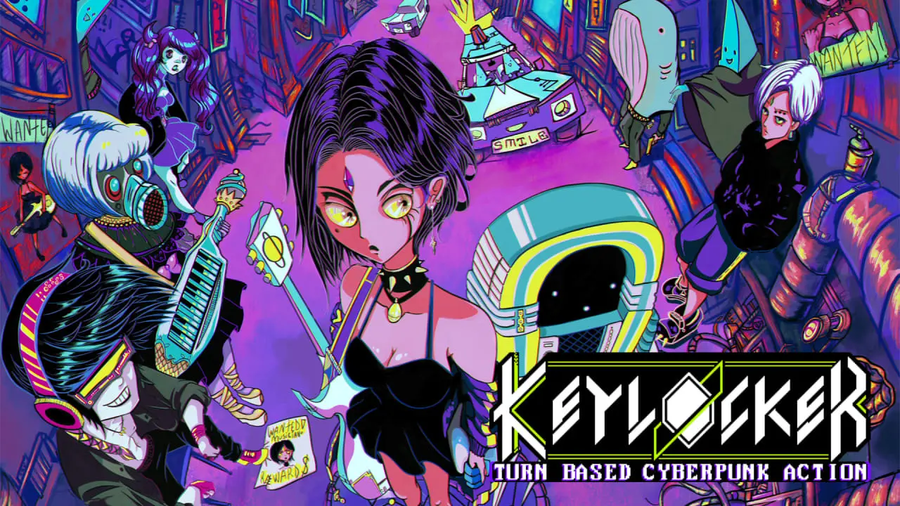 Keylocker | Turn Based Cyberpunk Action Logo