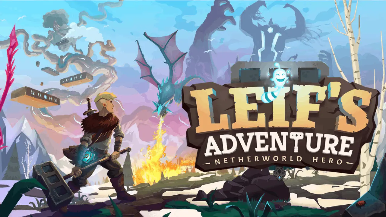 Leif's Adventure: Netherworld Hero Logo