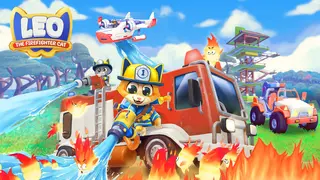 Leo: The Firefighter Cat Icon