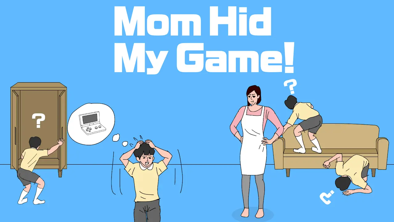 Mom Hid My Game! Logo