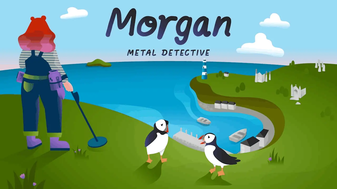 Morgan: Metal Detective Logo
