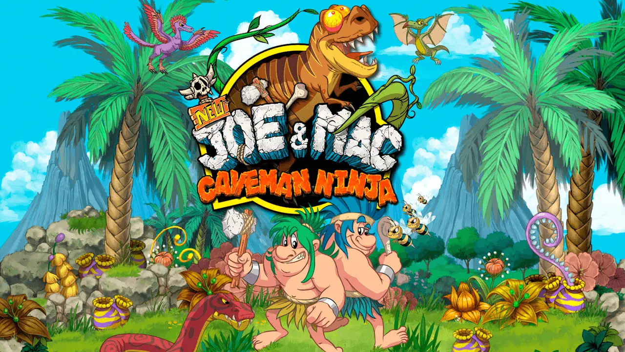 NEW Joe & Mac - Caveman Ninja Logo
