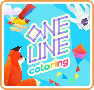 One Line Coloring Icon