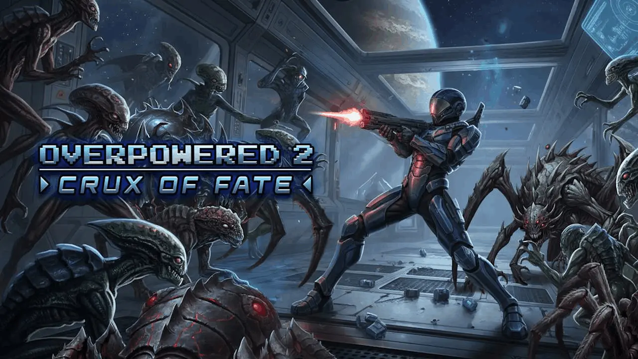 Overpowered 2 - Crux of Fate Logo