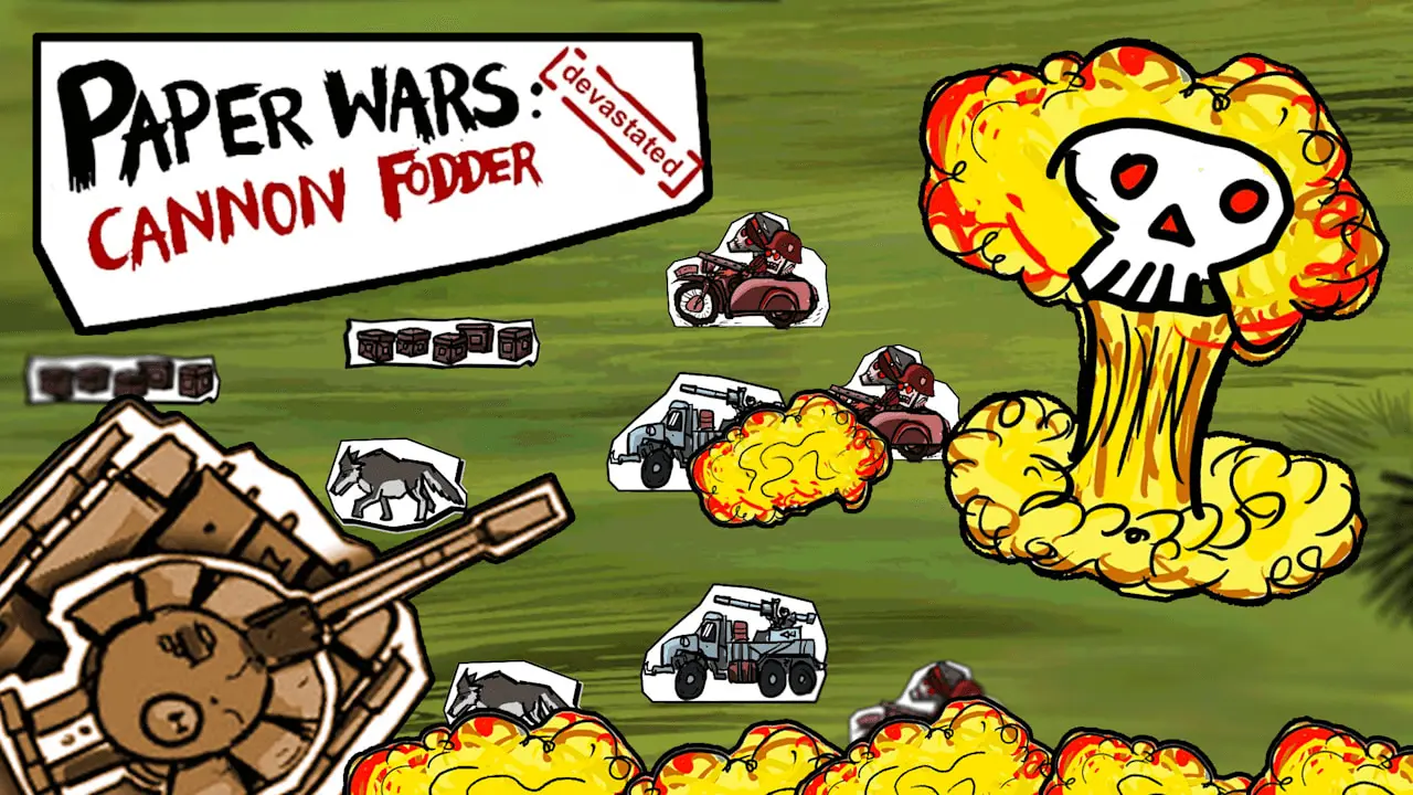 Paper Wars: Cannon Fodder Devastated Logo