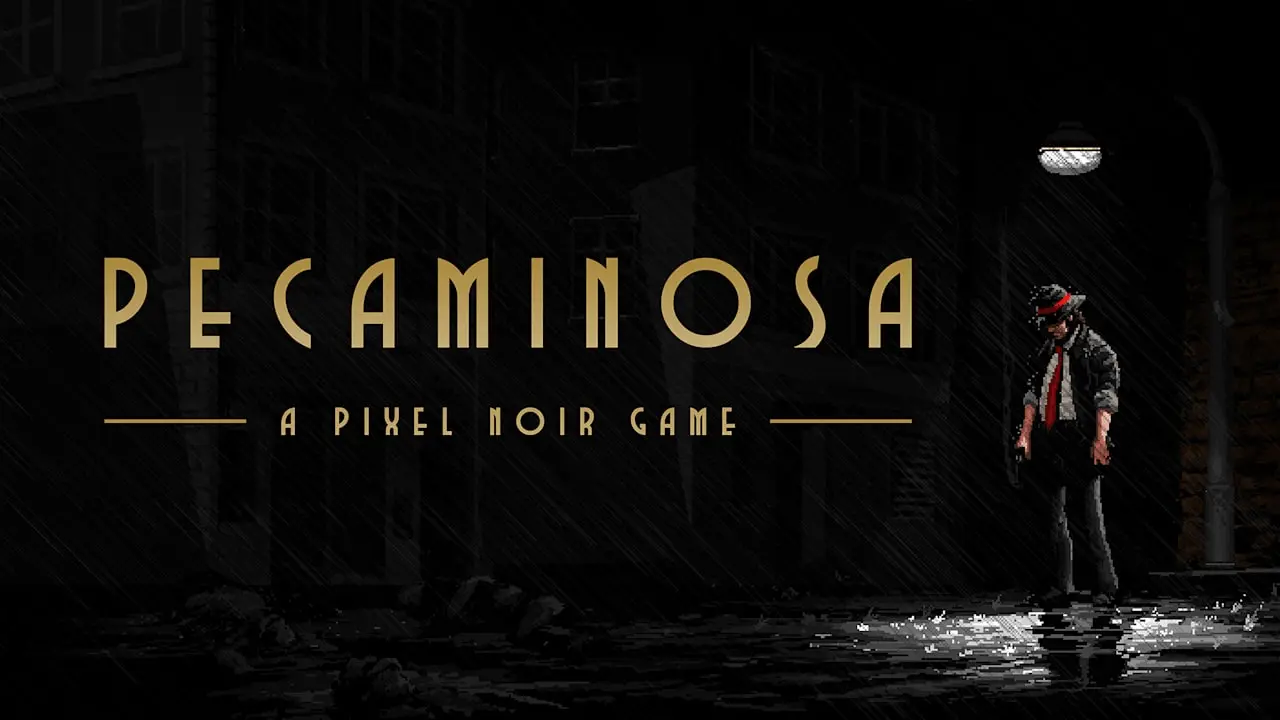 Pecaminosa - a pixel noir game Logo