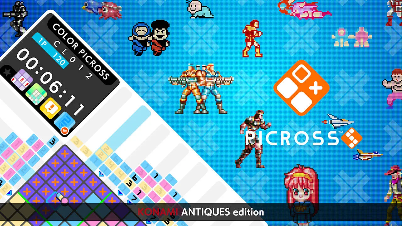PICROSS S KONAMI ANTIQUES edition Logo