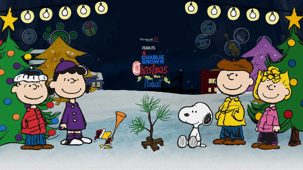 Pinball FX - A Charlie Brown Christmas™ Pinball Logo