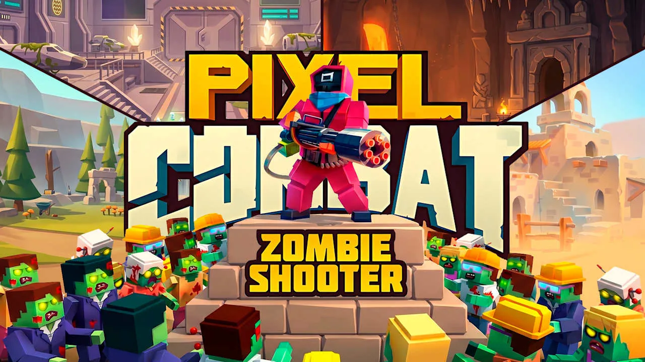 Pixel Combat: Zombie Shooter Logo