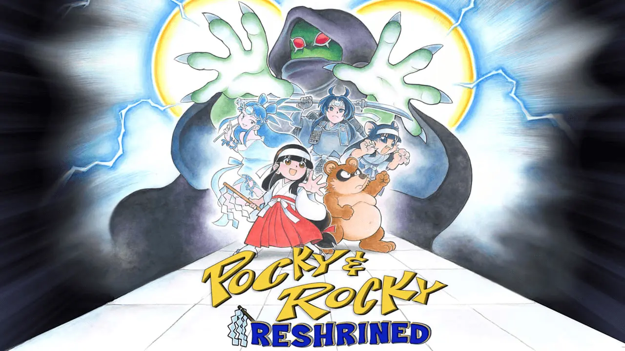 Pocky & Rocky Reshrined Logo