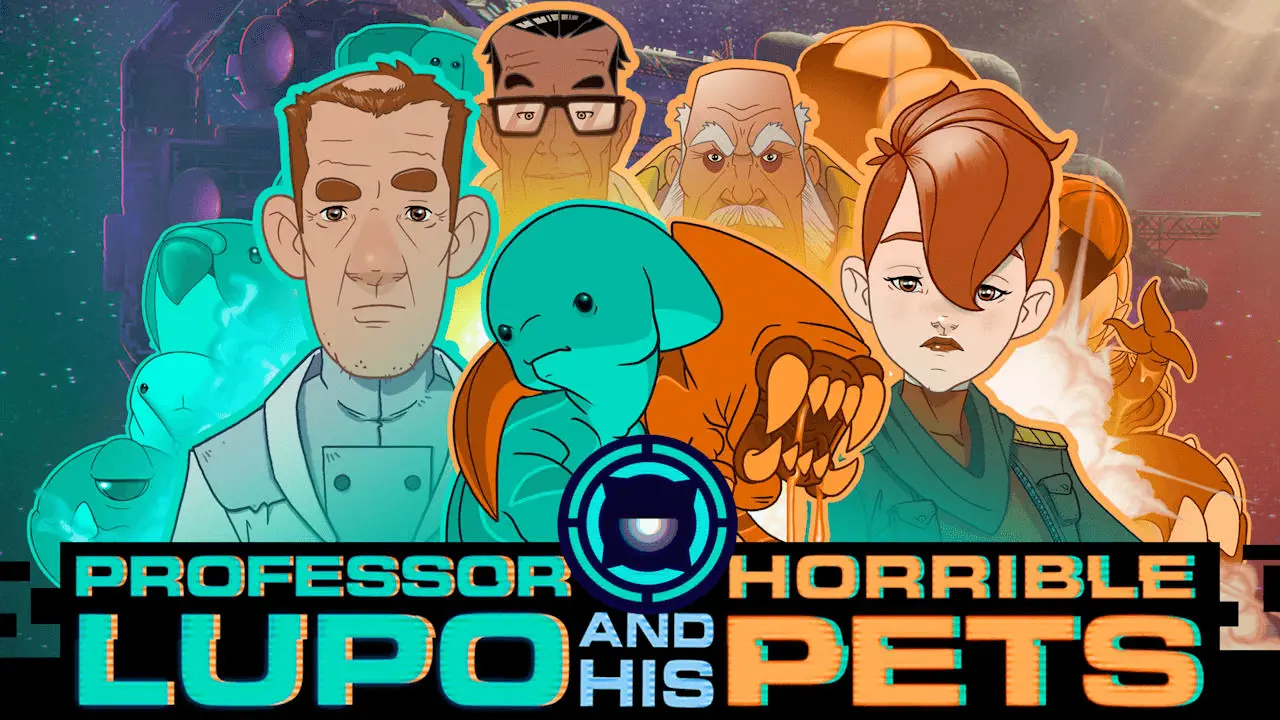 Professor Lupo and his Horrible Pets Logo